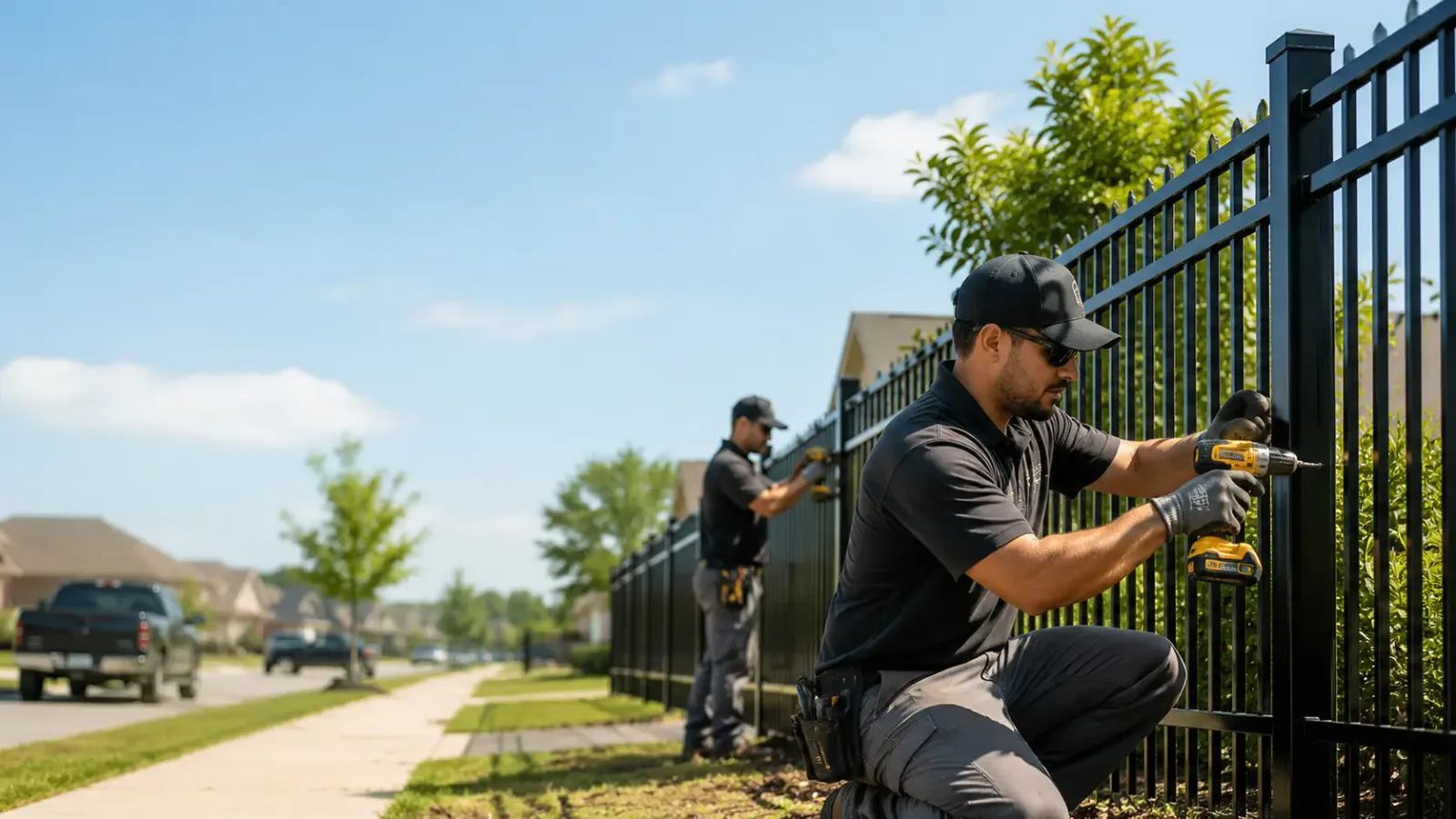 Metal Fence Installation in Upton, MA